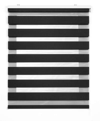 Storesdeco - Duo rolgrodijn – stijlvol dubbel textiel grijs, 100x250 cm