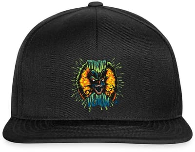 Jurassic World Dilophosaurus Toxic Snapback cap