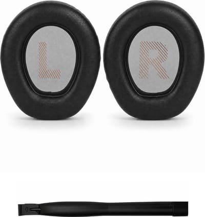 Set Oorkussens voor JBL Gaming Headset - Quantum 200 / 300 Oorkussen - Quantum 200 / Quantum 300 - Kunstleer met Traagschuim - Zwart