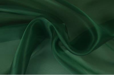 Organza stof - Donkergroen - 1 meter - Per meter - 150cm breed