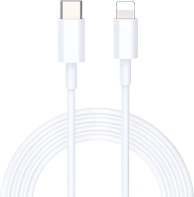 USB-C naar Lightning kabel  1 Meter  geschikt voor Apple iPhone (12,13) & iPad- oplader kabel - lader - kabel - oplader - Duo Pack - 109551