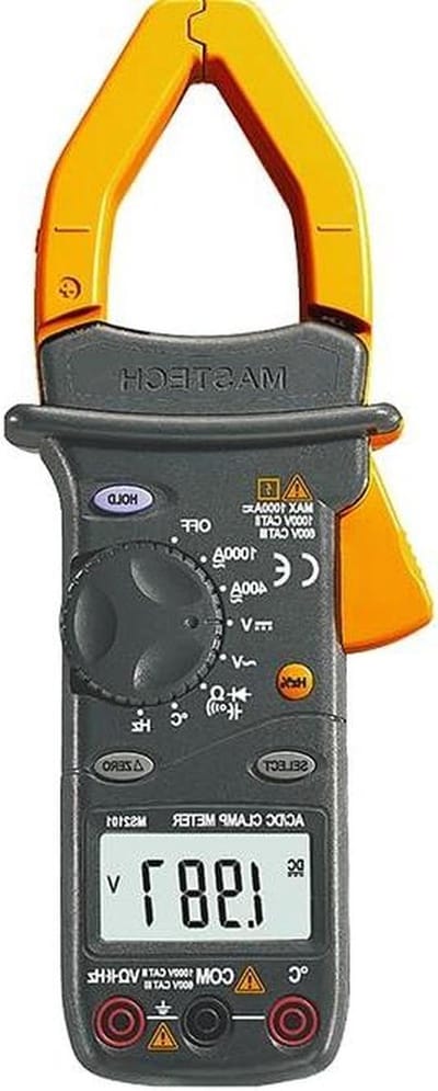 Stroomtang - Stroomtester - Elektrische metingen - Automatisch bereik - 42 mm opening - Grijs