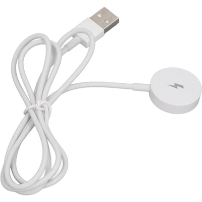 Smart Watch Charger Magnetisch Draadloos Dock Vervangend voor Emporio Armani ART5001 ART5002 ART5003 ART5004 ART5005 wit