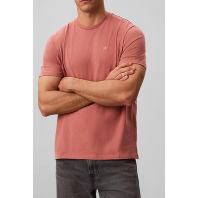 Calvin Klein Ss Classic Monogram Tee Light Mahogany Taglia: M | Magliette basic Outlet | Uomo | Marrone
