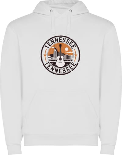 Witte Wanna have hoodie voor de echter Amerika / Verenigde Staten liefhebber Poststempel van de staat Tennessee Print Full Color Color merk Roly maat S