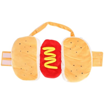 Robe en coton jaune pour animaux de compagnie, vêtements chauds pour Hamburger, fournitures pour chiens L jaune