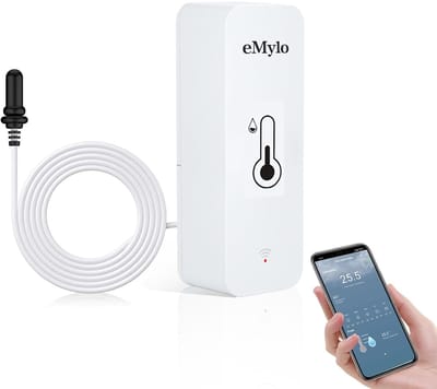 Draadloze Temperatuursensor en Hygrometer voor Binnen en Buiten met App Monitor