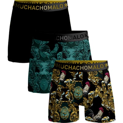 Muchachomalo Heren Boxershorts - 3 Pack - Maat S - Mannen Onderbroeken