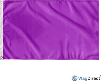 VlagDirect - Paarse vlag - Paarse thema vlag - 90 x 150 cm.