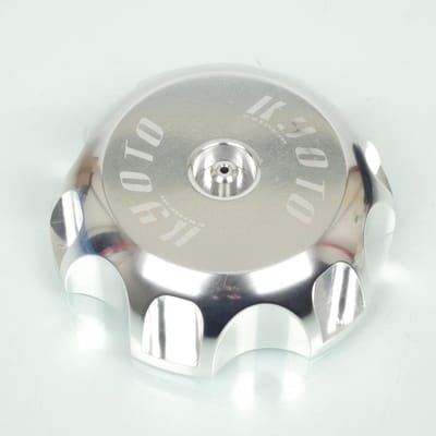 Bouchon de réservoir Kyoto aluminium poli pour moto Suzuki 65 RM Neuf