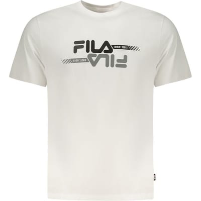 FILA Manta Regular Graphic T-shirt Bright White Maat: S | T-shirts met Print Outlet | Heren | Wit
