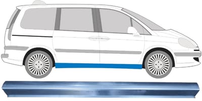 Reparatie dorpel voor Citroen C8 2002-2014 / Rechts