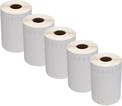 DULA Dymo Compatible labelprinter 550 labels - 2166659 - XL DHL verzendlabel - Wit - 5 rollen - 102 x 210 mm - 140 labels per rol