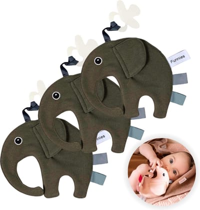 Funnies Speendoekje Ollie 3-Pack Forest - Set van 3 Zachte Speendoekjes - Knuffeldoekjes - Speenknuffels - 15x14 cm - Zacht en Comfortabel Doekje om de Speen aan te Bevestigen - Ideaal voor Troost en Gemak bij Baby’s