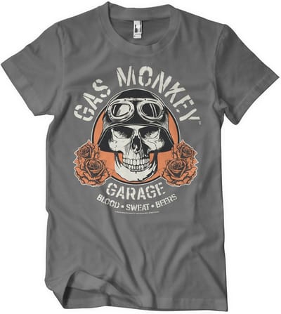 Gas Monkey Garage T-shirt Skull T-shirt GMG-1-GMG042-H76-5