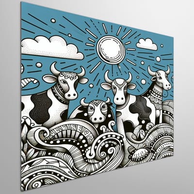 Kunstprint | Wanddecoratie | Dibond | 20 × 20 cm