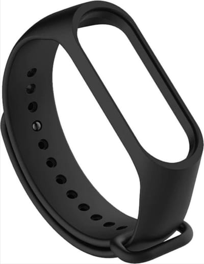 *** Horlogebandje geschikt voor Mi Band 3/4 - Slimme Horlogeband geschikt voor Mi Band 3/4 - Zwart - van Heble® ***