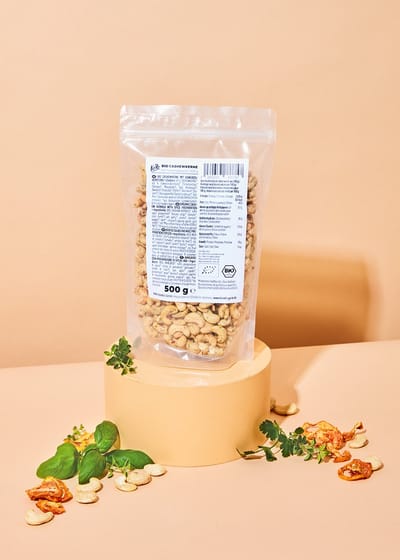 KoRo | Bio cashewnoten met Toscaanse kruiden 500 g