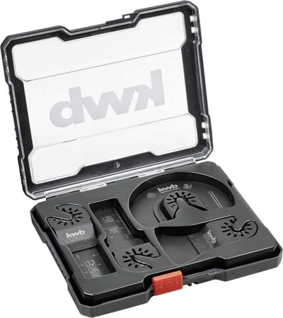 Multitool Accessoireset 4 Delig: Zaagbladen en Schraper voor Diverse Klussen