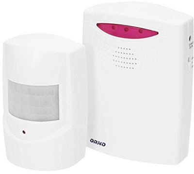 Draadloze Bewegingsmelder met Alarm - 120m Bereik en IP44 Waterdicht