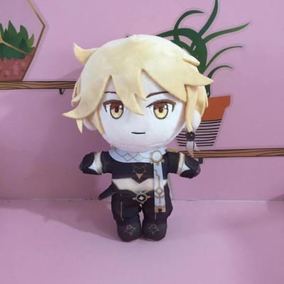 Game Traveler Aether Cosplay Pluche Pop Speelgoed Genshin Impact Spel Schattig Zacht Gevuld Cadeau 20cm 20cm white