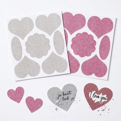 Krasstickers voor Eigen Tekst – 14 Grote Surprise Stickers voor Cadeaus