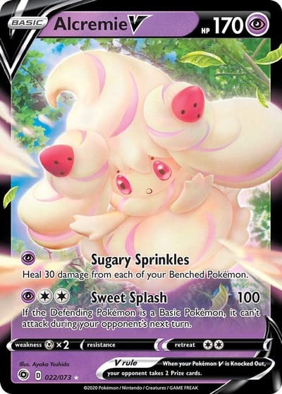 Zeldzame Pokémonkaart Alcremie V - Verzamelkaart