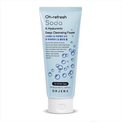 Orjena Mousse Nettoyante Visage Oh-Refresh Soda & Acide Hyaluronique
