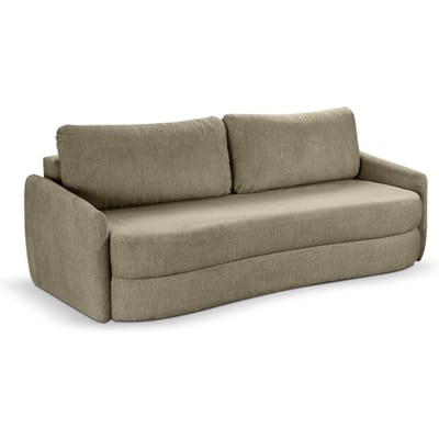 Groene Diana 3-zits sofa bed - Moderne sofa met slaapfunctie - 108x231x93cm