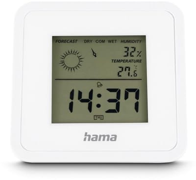 Digitale Binnen Thermometer en Hygrometer met Tijdweergave