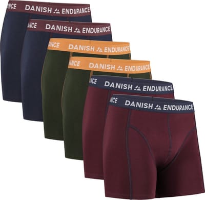 DANISH ENDURANCE Boxershorts - Katoenen Ondergoed - Klassieke Pasvorm - Heren - 6 paar - 3XL