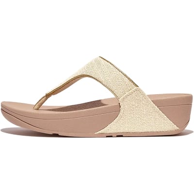 FitFlop Dames teenslippers Lulu Shimmerweave teenslippers met teenband GO1