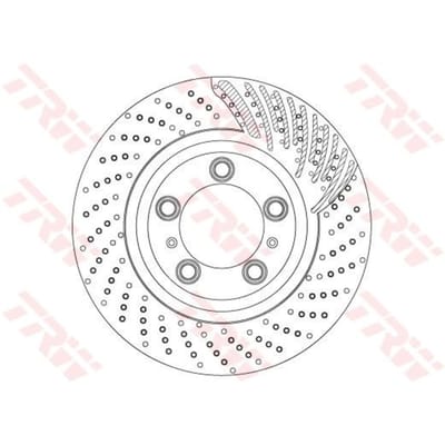Remschijf TRW DF6721S
