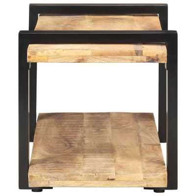 vidaXL - Tv-meubel - 90x40x40 - cm - ruw - mangohout