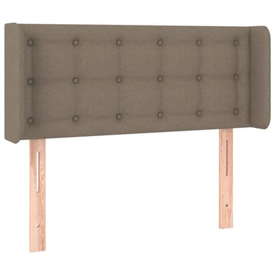 vidaXL - Hoofdbord - LED - 83x16x78/88 - cm - stof - taupe