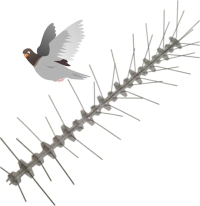 Duivenpinnen - 1 meter - Duiven wering - Duivenverjager - Duivenpinnen rvs - Duivenpin 50cm (hoge kwaliteit metaal)