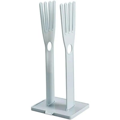 Support de séchage de gants Portable, rangement de cuisine, sèche-serviettes, accessoires de Drainage multifonctionnels amovibles de bureau, outils de cuisine bleu