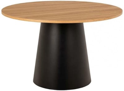 Giga Living Eettafel Skagen - Rond 120x120x75cm - Eiken Naturel