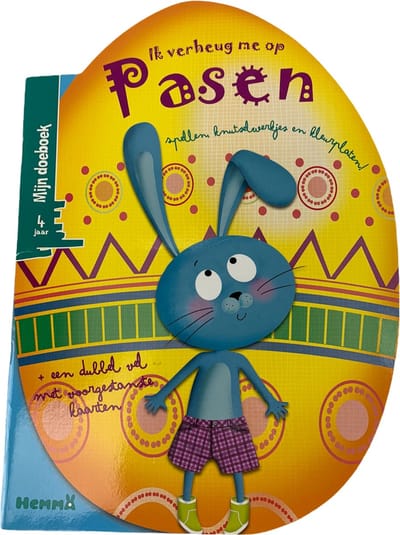 Pasen ‘Doe Boek’ voor kinderen met spelletjes, knutselwerkjes en kleurplaten