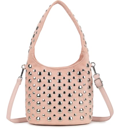 Giuliano kunstlederen suede schoudertas Eloura - Dames - Roze