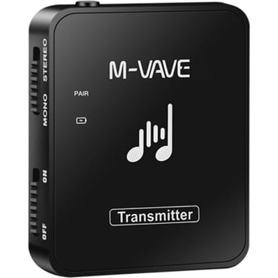 M-VAVE SWS10 2,4 GHz draadloze oortelefoonmonitor Transmissiesysteem Oplaadbare zender en Transmitter zwart