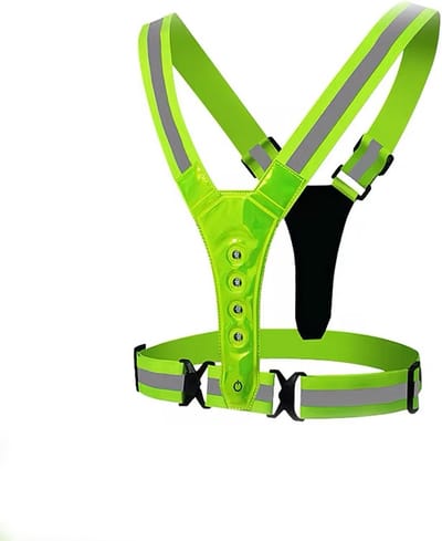 Garpex® LED Hardloopvest Reflecterend - USB Oplaadbaar - Hardloopverlichting - Veiligheidsvest Hardlopen & Fietsen - One Size Fits All