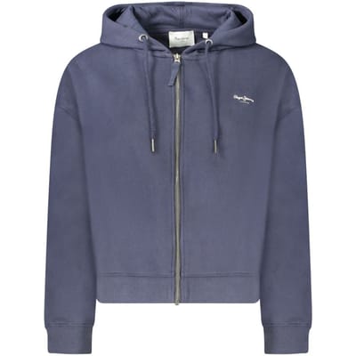 Pepe Jeans Blauwe Katoenen Dames Hoodie