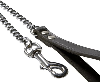 Adori Kettinglijn Soft Handvat Donkerbruin - Hondenriem - 110x2 cm