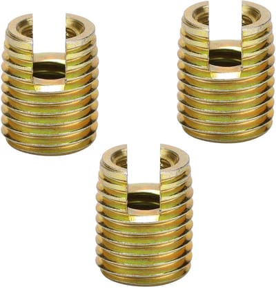 Dailygoods- Schroefdraad Inzetstuk 20 Stuks - Koolstofstaal - Reparatieset - Binnenmaat M8 x 1,25 - Buitenkant M12 x 1,5 - Duurzaam Gebruik - Schroefbus