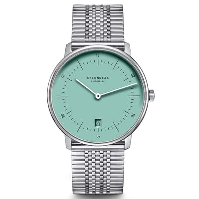 Sternglas Naos Turquoise Steel Superslim S01-NA37-ME08