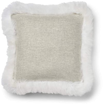 Sheepskin House - Wollen Kussen - LW rand - 52x52 cm