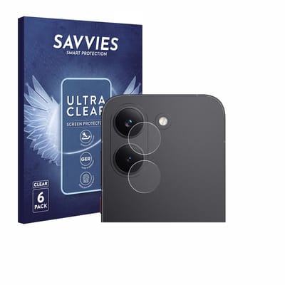 Savvies - Screenprotector voor Xiaomi Poco X8 Pro (ALLEEN Camera Lens) - Folie Beschermfolie transparant 6 Stuks