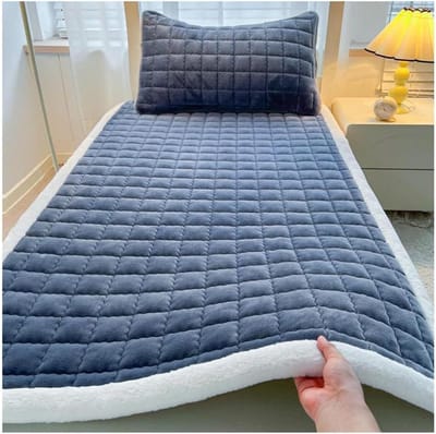 Opvouwbare Matras - Slaapkussen Dik - Comfortabel Slapen - Japanse Stijl - 90 x 200 cm - Grijs