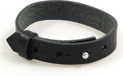 Heaven Eleven Men - Leer bandje kleur Zwart - 20-22cm